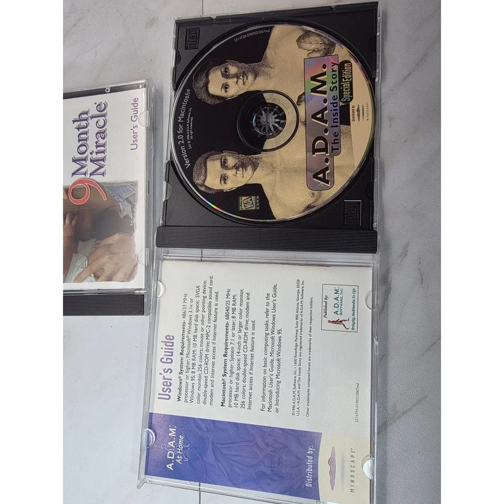A.D.A.M. The Inside Story Deluxe Edition Anatomy Family‎ Health Guide✨NOS
